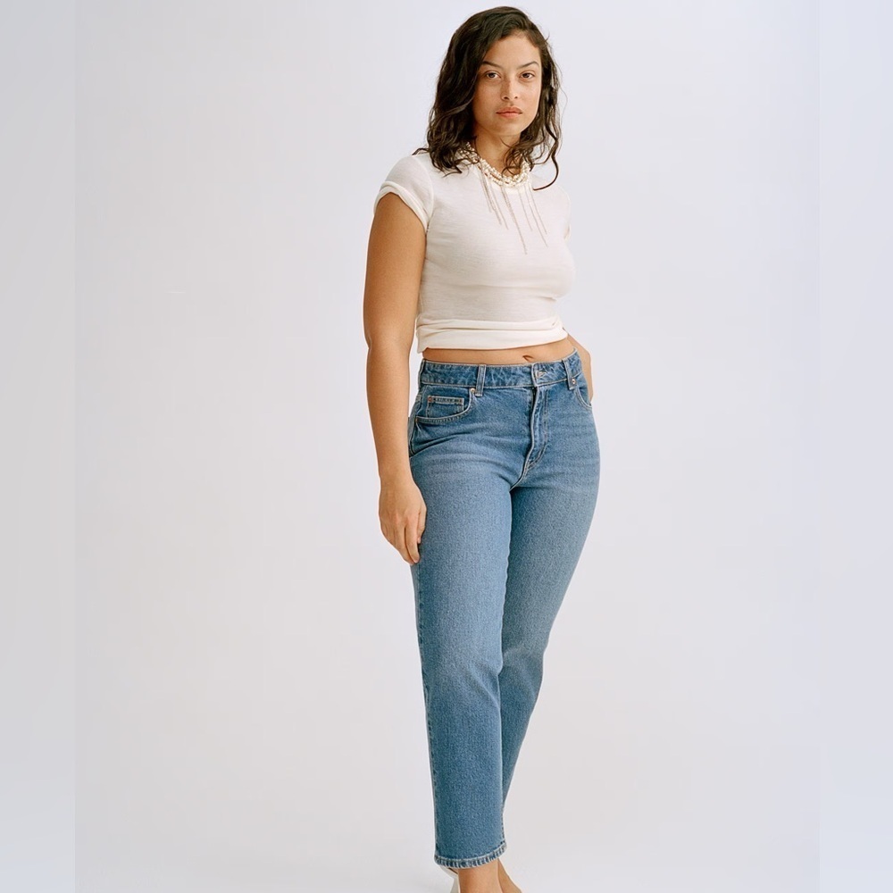 H&M Slim High Waist Ankle Length Jeans